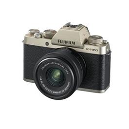 Fujifilm X-T100 mirrorless digital camera + 15-45mm XC lens Champagne thumbnail