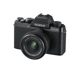 Fujifilm X-T100 mirrorless digital camera + 15-45mm XC lens Black thumbnail