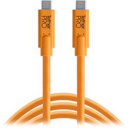 Tether Tools TetherPro USB-C to USB-C Orange 15 Feet (4.6m) thumbnail