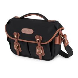 Billingham Hadley Small Pro Shoulder Bag - Black Canvas/Tan thumbnail