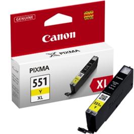Canon CLI-551 XL Yellow 11ml Ink Tank thumbnail
