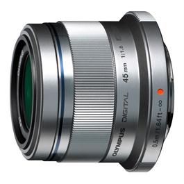 Olympus M.Zuiko Digital 45mm f/1.8 Lens - Silver thumbnail