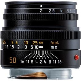 Leica 50mm f/2 Summicron-M Black Lens thumbnail