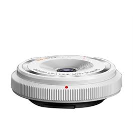 Olympus 9mm f8 Fisheye Body Cap Lens - White thumbnail