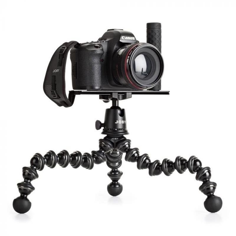 Joby Hand Grip with UltraPlate 208 for DSLR Cameras, Mirrorless Cameras and Trip