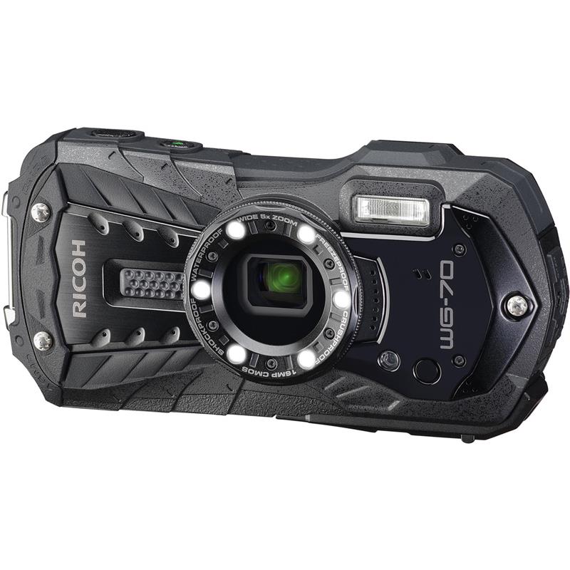 Ricoh WG-70 Waterproof Rugged Camera Black | Park Camera