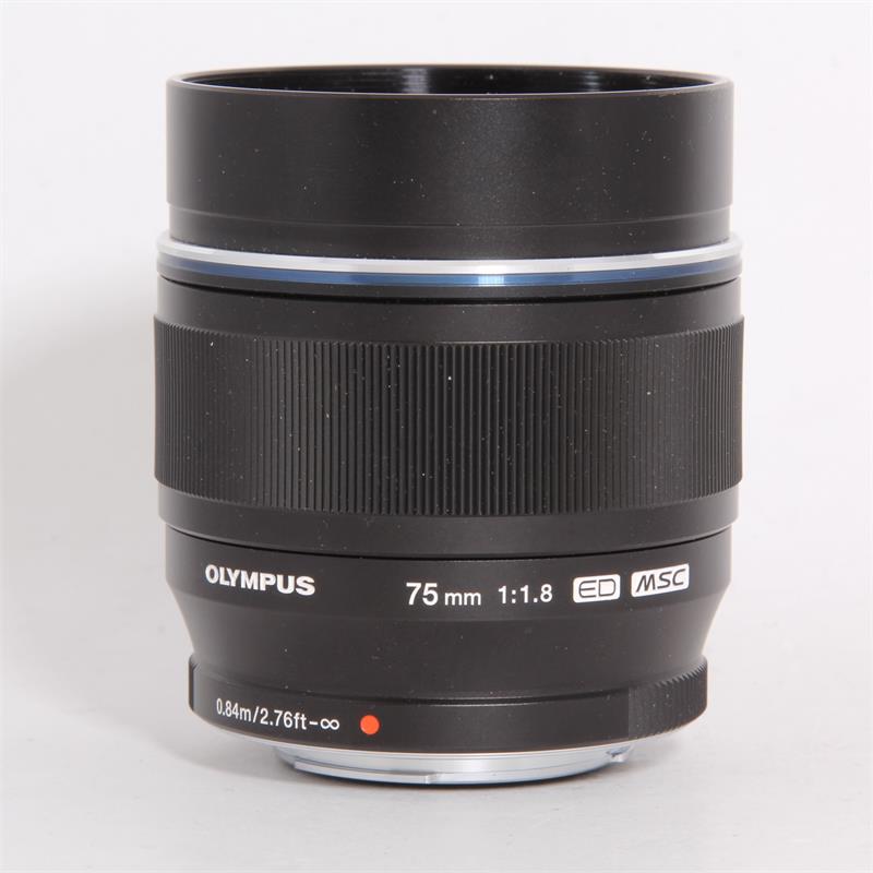 Used Olympus 75mm f/1.8 Excellent Boxed Park Cameras