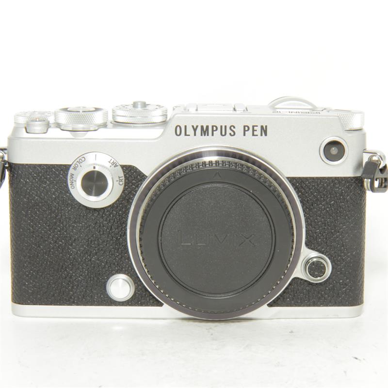 Used Olympus Pen F Body Silver Excellent Boxed Park Cameras