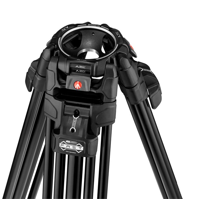 Manfrotto 645 Fast Twin Leg Aluminium Tripod Park Cameras