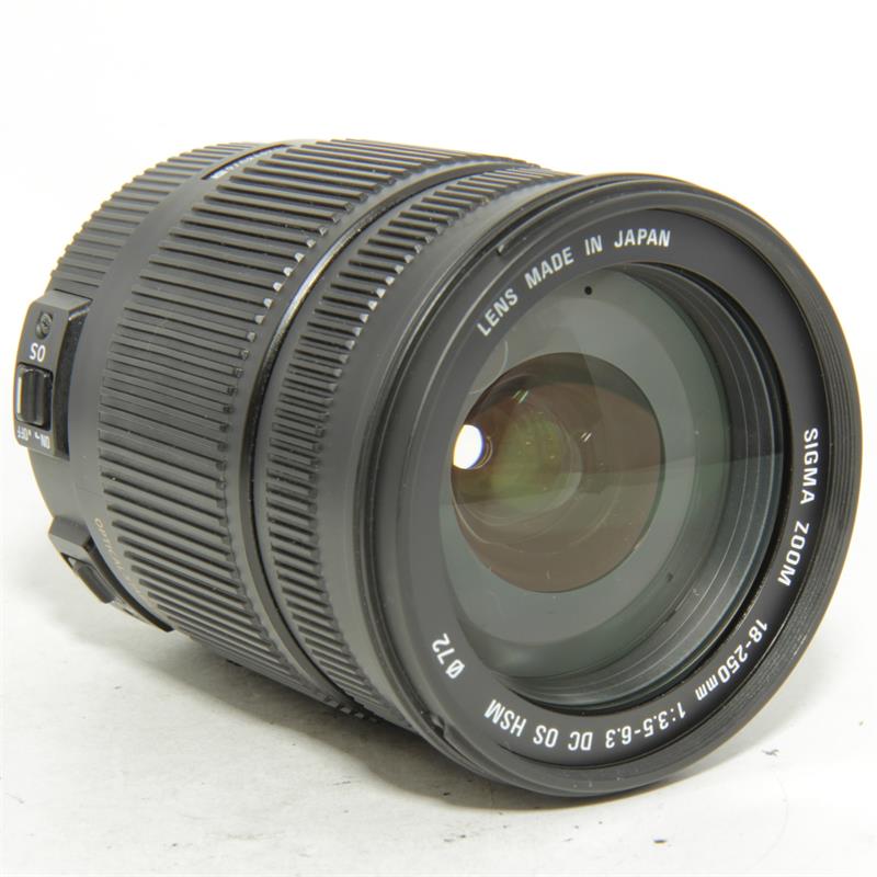 Used Sigma 18250mm DC OS Canon Fit Lens Very Good Unboxed Park