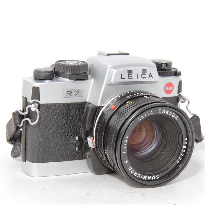 Used Leica R7 Film Camera & 50mm f2 Lens Excellent Unboxed Park