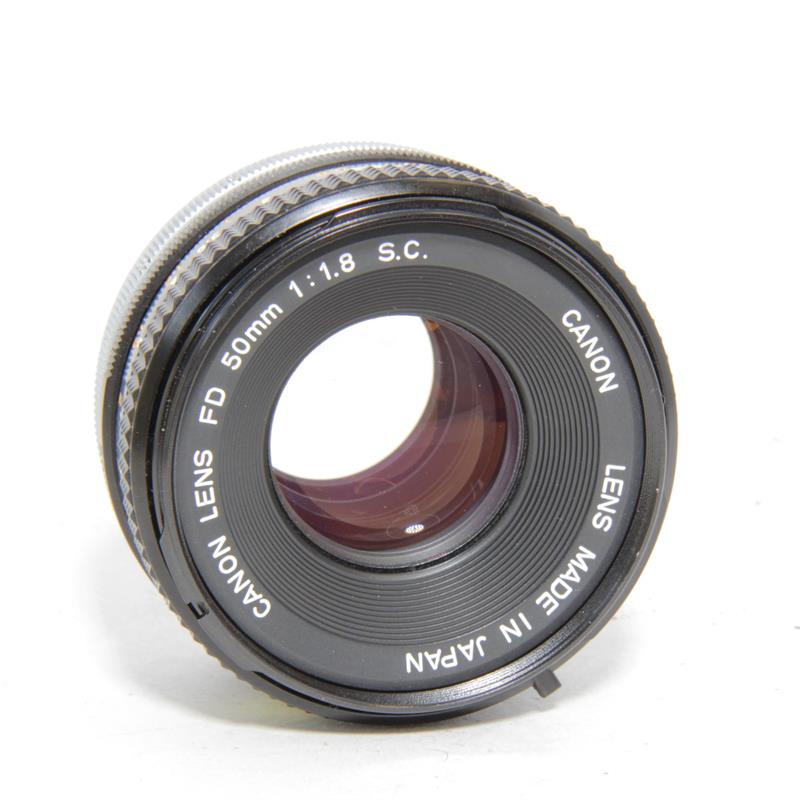 Used Canon FD 50mm f/1.8 S.C Lens Very good Unboxed Park Cameras