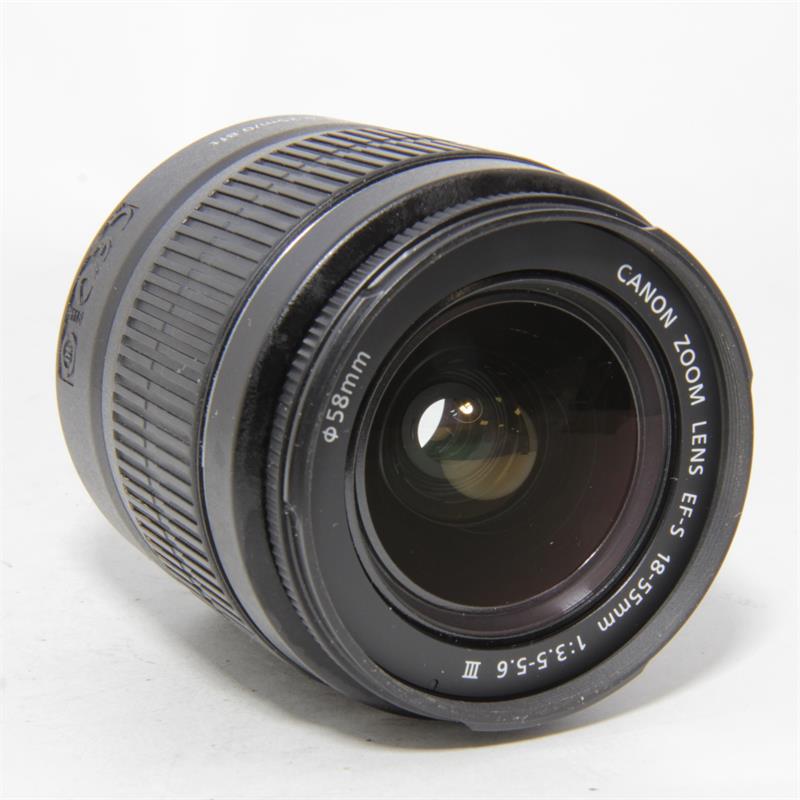 Used Canon 1855mm f3.55.6 III Lens Very Good Unboxed Park Cameras
