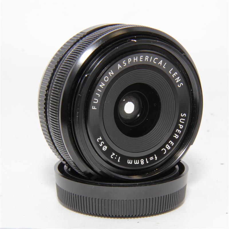 Used Fuji 18mm f/2 Lens Black Unboxed Excellent Park Cameras