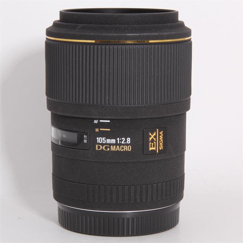 Used Sigma 105mm f/2.8 EX DG Macro Canon Excellent Boxed Park