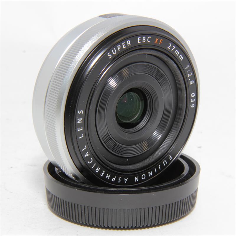 Used Fuji 27mm f2.8 Lens Silver Unboxed Like New Park Cameras