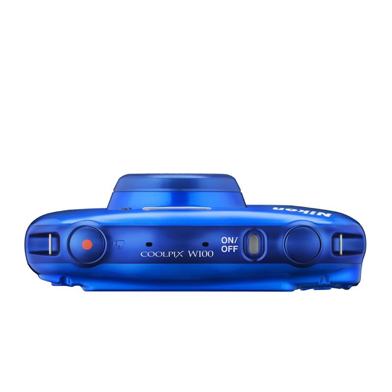 Nikon Coolpix W100 Waterproof Camera - Blue | Nikon Cameras