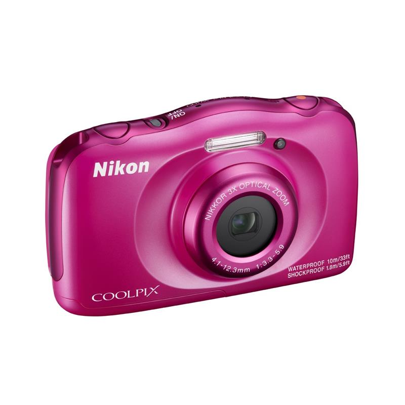 Nikon Coolpix W100 Waterproof Camera - Pink | Nikon Cameras