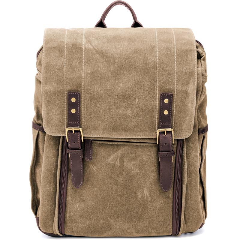 ONA Camps Bay Field Tan Waxed Canvas Backpack | Park Cameras