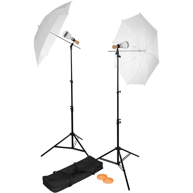 Westcott LED Twin Head Umbrella Lighting Kit (360) Park Cameras