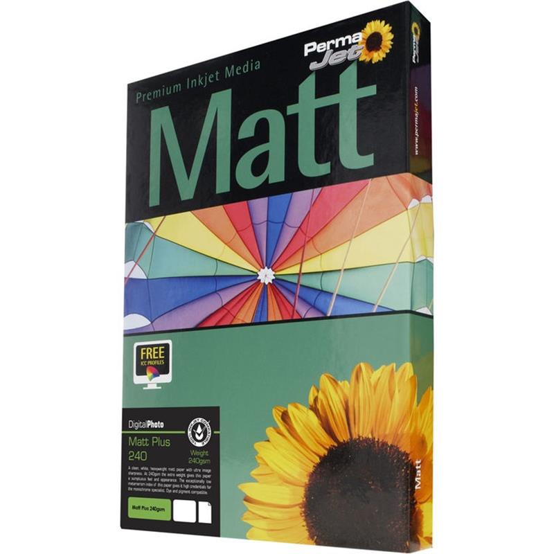 PermaJet Matt Plus 240gsm Photo Paper A4 25 Sheets