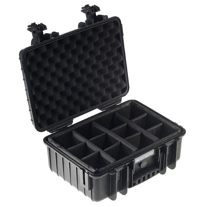 B&W International type 4000 Hard Case Black with Dividers Park Cameras