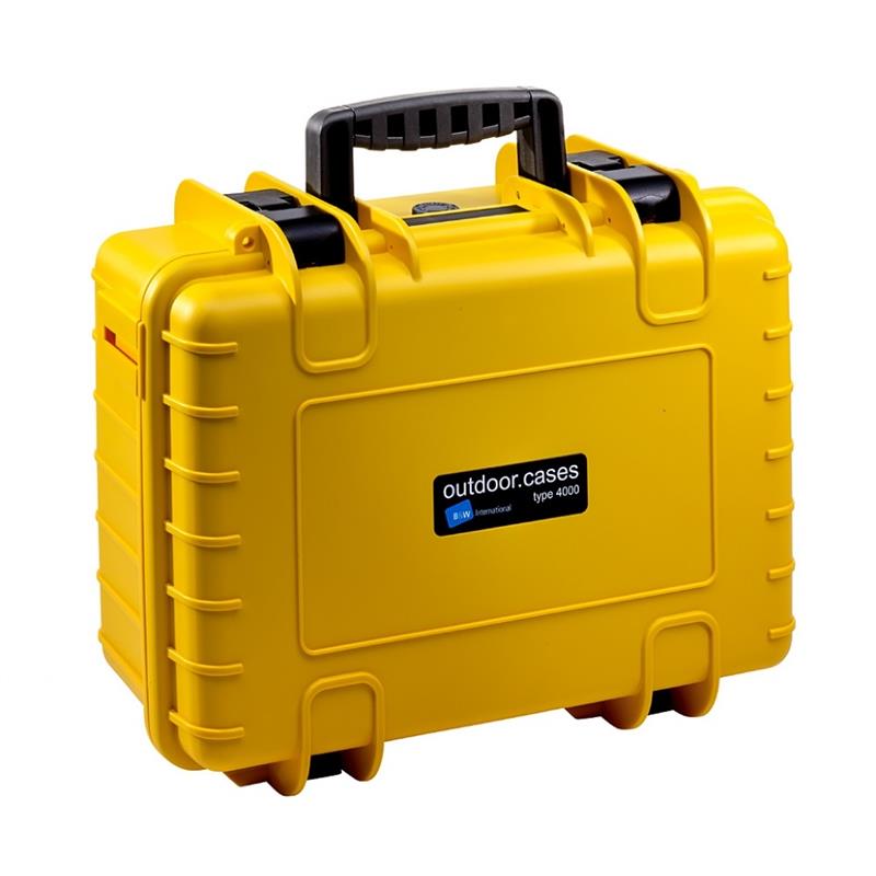 B W International Type 4000 Hard Case Yellow For GoPro Park Cameras
