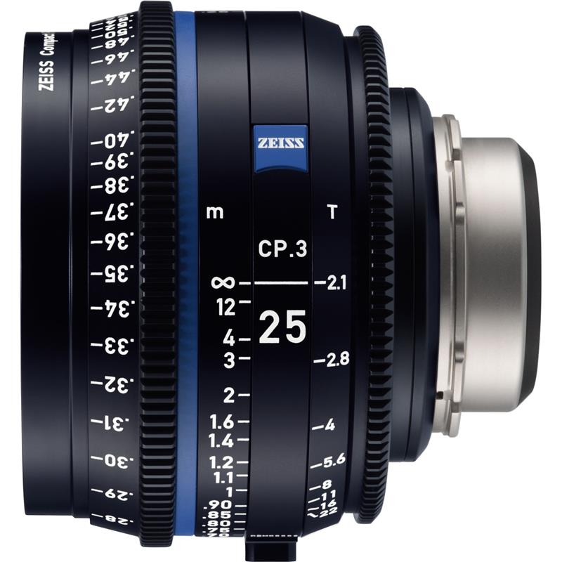 Zeiss CP.3 25mm T2.1 E Mount Cine Lens Metric