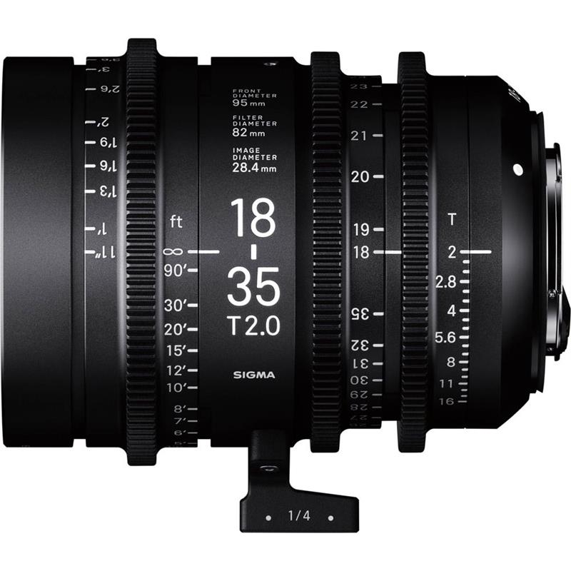 Sigma 18-35mm T2 Cine Lens for PL mount Cameras