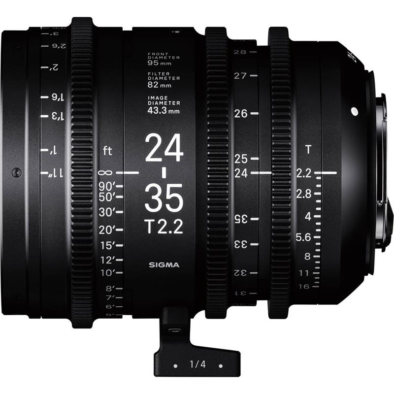 Sigma 2435mm T2.2 FF Zoom Cine Lens for Sony EMount