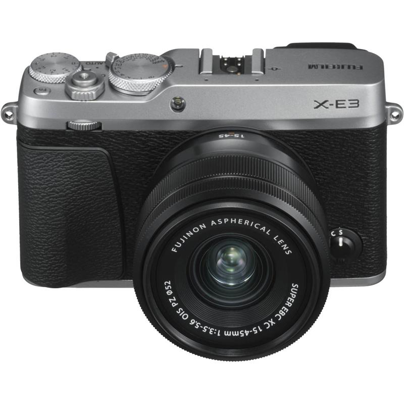 Fujifilm X-E3 Silver Mirrorless Camera + XC 15-45mm f/3.5-5.6 OIS PZ ...