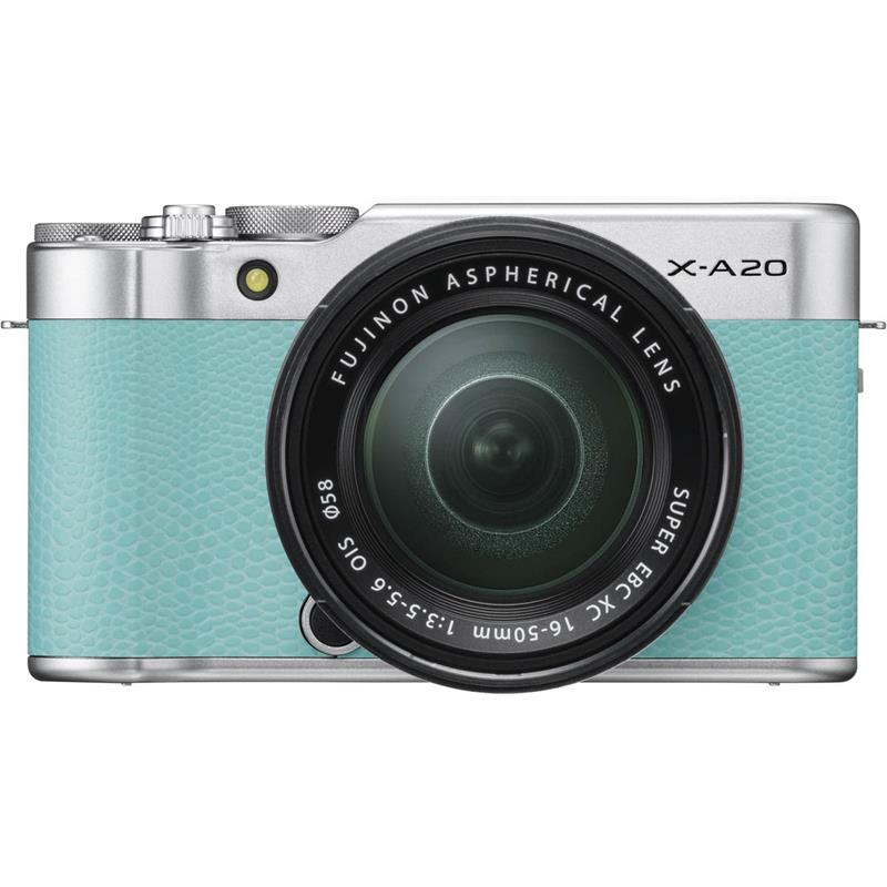 Fujifilm X-A20 Mint Green Mirrorless Camera + XC 15-45mm f ...